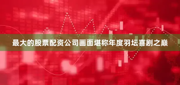 最大的股票配资公司画面堪称年度羽坛喜剧之巅
